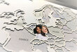 Nuotraukų koliažas - 60 nuotraukų – Europos žemėlapis 70x50cm – Originali dovana keliautojams– DIY pasidaryk pats namuose žemėlapį цена и информация | Žemėlapiai | pigu.lt