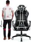 Žaidimų kėdė Diablo Chairs X-One L, juoda/balta kaina ir informacija | Biuro kėdės | pigu.lt