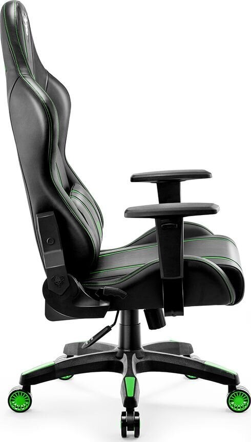 Žaidimų kėdė Diablo Chairs X-One L, juoda/žalia kaina ir informacija | Biuro kėdės | pigu.lt