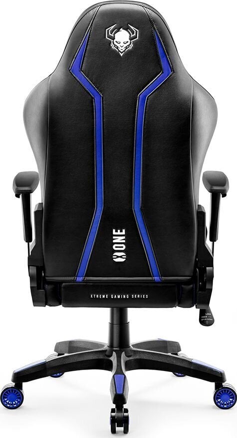 Žaidimų kėdė Diablo Chairs X-One L, juoda/mėlyna цена и информация | Biuro kėdės | pigu.lt