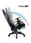 Žaidimų kėdė Diablo Chairs X-One L, juoda/mėlyna цена и информация | Biuro kėdės | pigu.lt