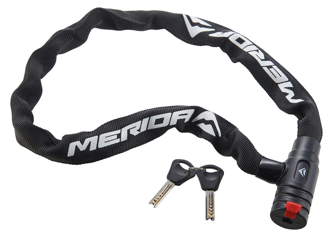 Dviračio spyna Merida 90cm 5mm, juoda kaina ir informacija | Užraktai dviračiams | pigu.lt