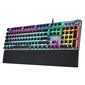 Žaidimų Klaviatūra AULA Fireshock V5 Mechanical Wired Keyboard, Blue switch - EN/RU/UA layout kaina ir informacija | Klaviatūros | pigu.lt