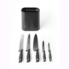 Набор кухонных ножей Brabantia, 5 предм., серый цена и информация | Ножи и аксессуары для них | pigu.lt