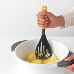 Brabantia bulvių grūstuvas, geltonas/juodas kaina ir informacija | Virtuvės įrankiai | pigu.lt