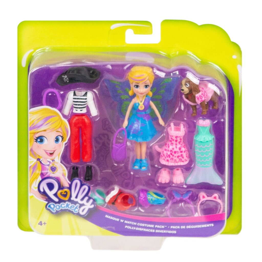 Lėlytė su aksesuarais Polly Pocket Mattel kaina ir informacija | Žaislai mergaitėms | pigu.lt