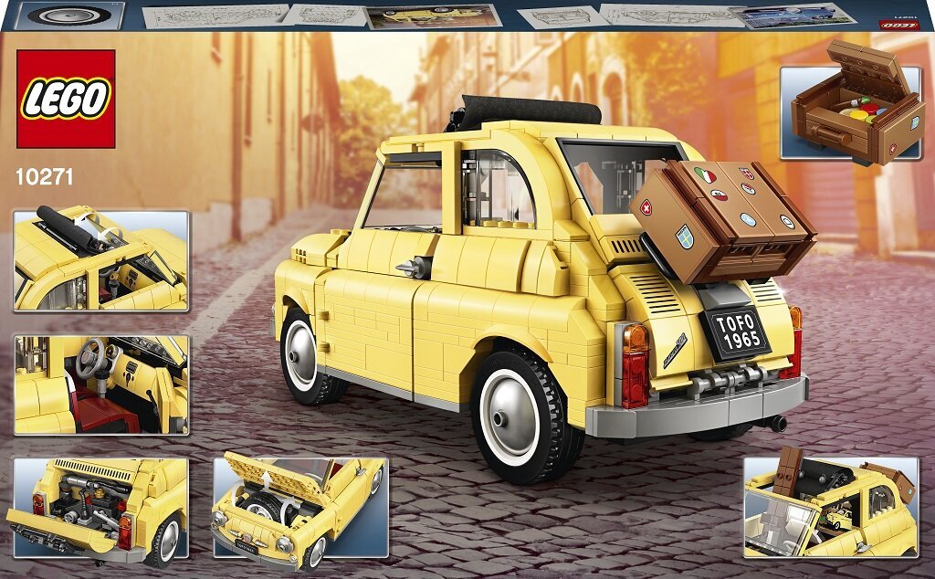 10271 LEGO® Creator Expert Fiat 500 kaina ir informacija | Konstruktoriai ir kaladėlės | pigu.lt