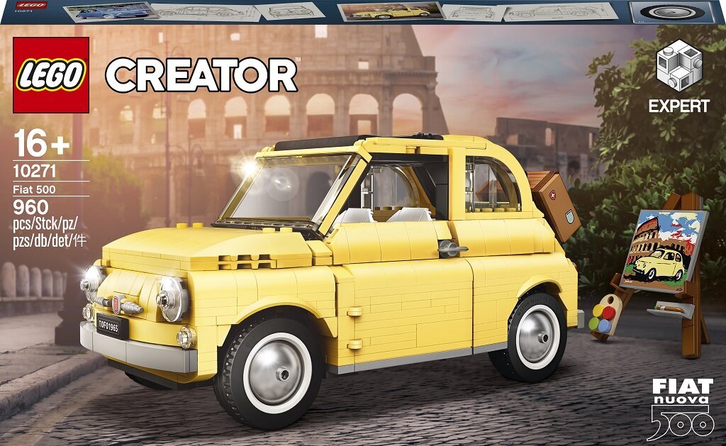 10271 LEGO® Creator Expert Fiat 500 kaina ir informacija | Konstruktoriai ir kaladėlės | pigu.lt