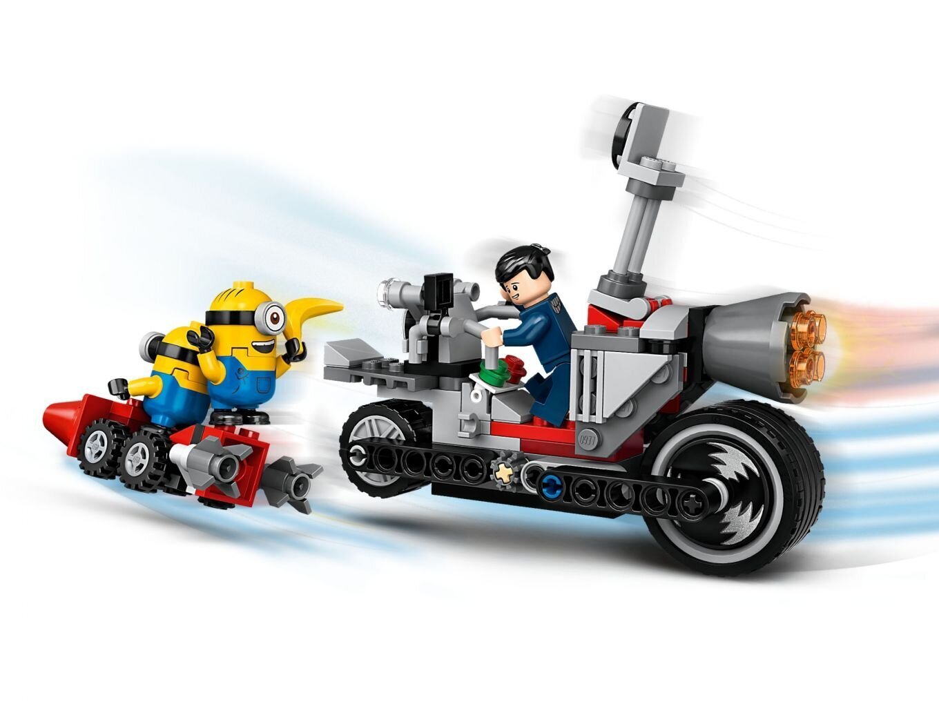 75549 LEGO® Minions Nepavejamo dviračio gaudynės цена и информация | Konstruktoriai ir kaladėlės | pigu.lt