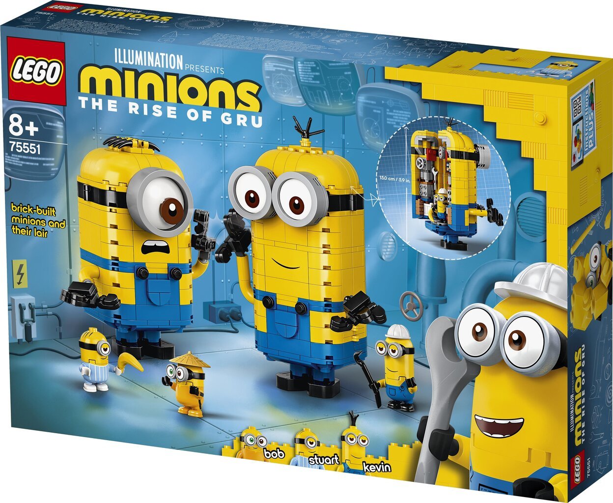 75551 LEGO® Minions Фигурки миньонов и их дом цена | pigu.lt