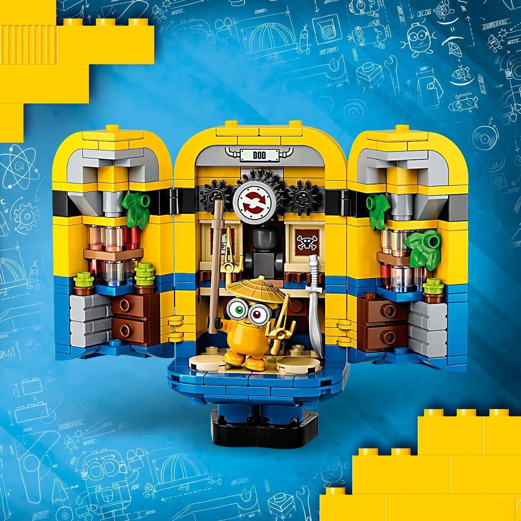 75551 LEGO® Minions Фигурки миньонов и их дом цена | pigu.lt