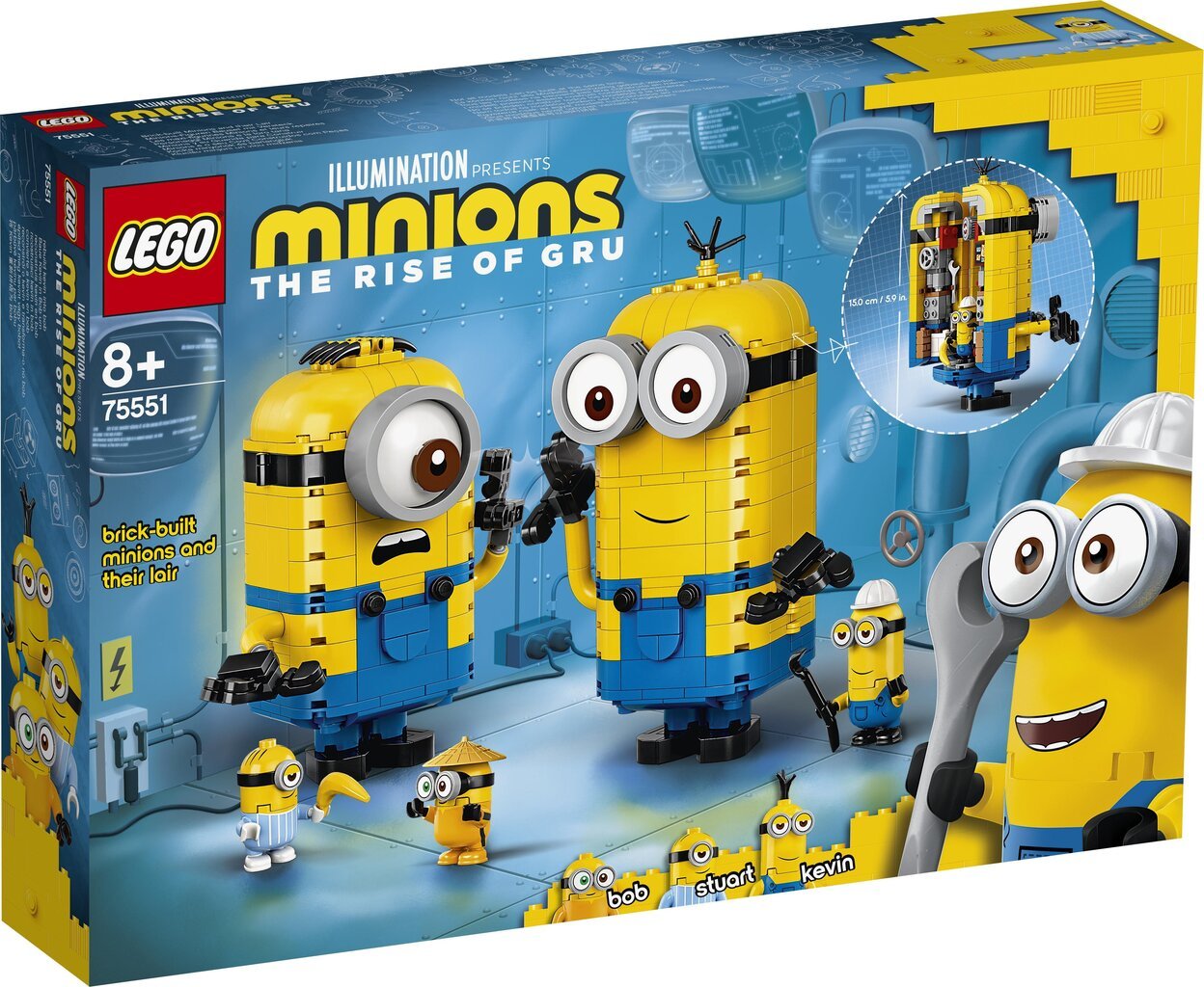 75551 LEGO® Minions Фигурки миньонов и их дом цена | pigu.lt