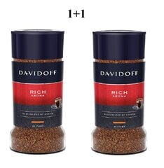 Кофе растворимый Davidoff Rich Aroma, набор из 2 шт. по 100 г цена и информация | Davidoff Продукты питания | pigu.lt