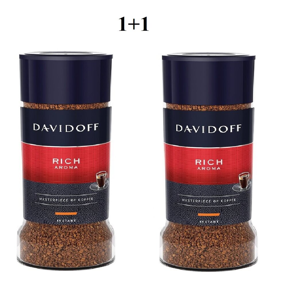 Davidoff Rich Aroma tirpi kava, rinkinys 2 vnt.x100 g цена и информация | Kava, kakava | pigu.lt