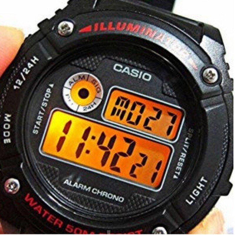 Vyriškas laikrodis Casio W-216H-1AVEF kaina ir informacija | Vyriški laikrodžiai | pigu.lt