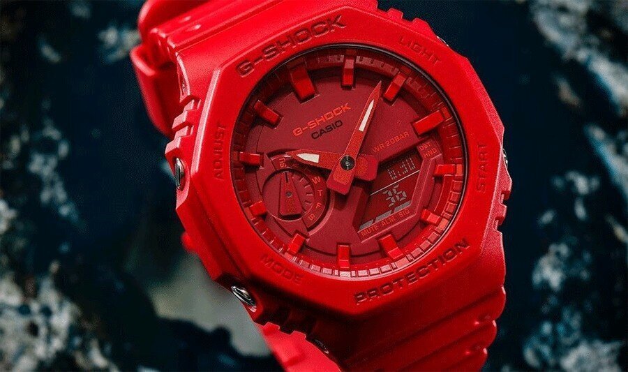 Vyriškas laikrodis Casio G-Shock GA-2100-4AER цена и информация | Vyriški laikrodžiai | pigu.lt