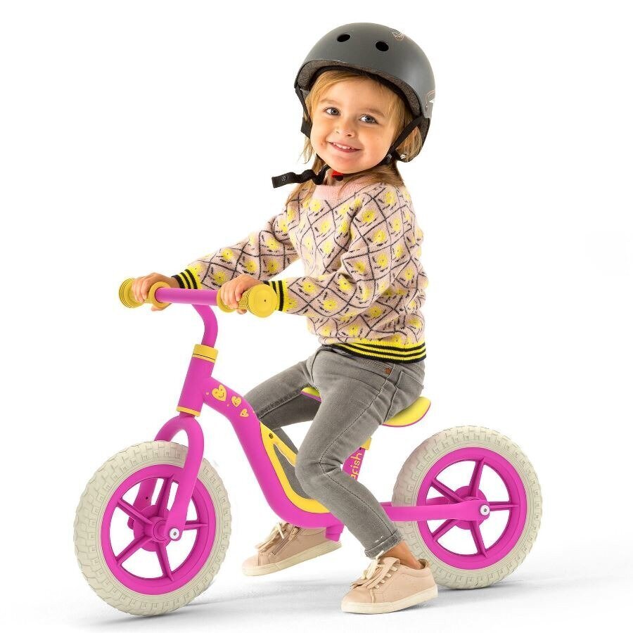 Balansinis dviratukas Chillafish Charlie, rožinis цена и информация | Balansiniai dviratukai | pigu.lt