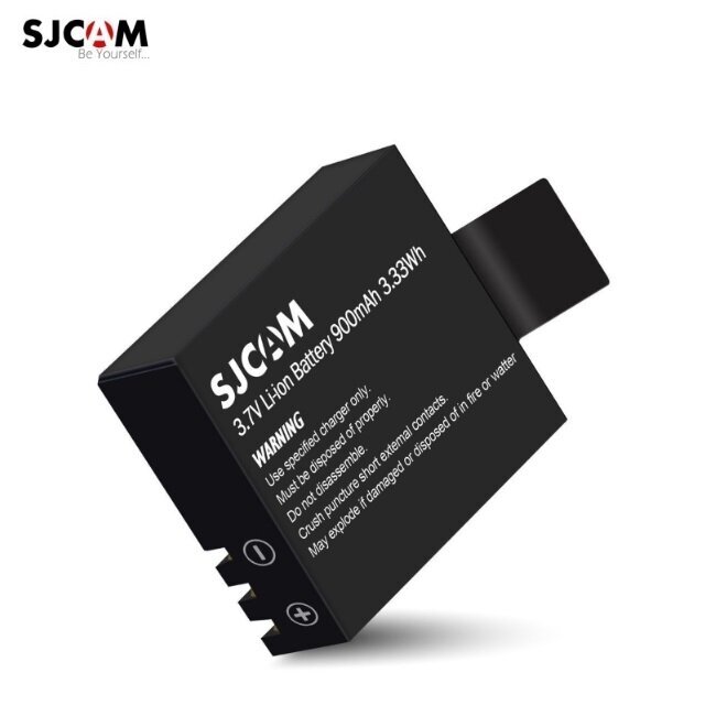 SJCam SJ4000 SJ5000 M10 series 3.7V 900mAh 3.33Wh Li-Ion (EU Blister) цена и информация | Akumuliatoriai vaizdo kameroms | pigu.lt