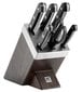 Peilių rinkinys Zwilling Gourmet 36133-000-0 (peilių blokas, 5 peiliai, žirklės) цена и информация | Peiliai ir jų priedai | pigu.lt