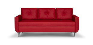 Sofa - lova Bellezza Red, raudona kaina ir informacija | Sofos | pigu.lt