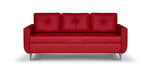 Sofa - lova Bellezza Red, raudona