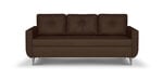 Sofa - lova Bellezza Red, tamsiai ruda