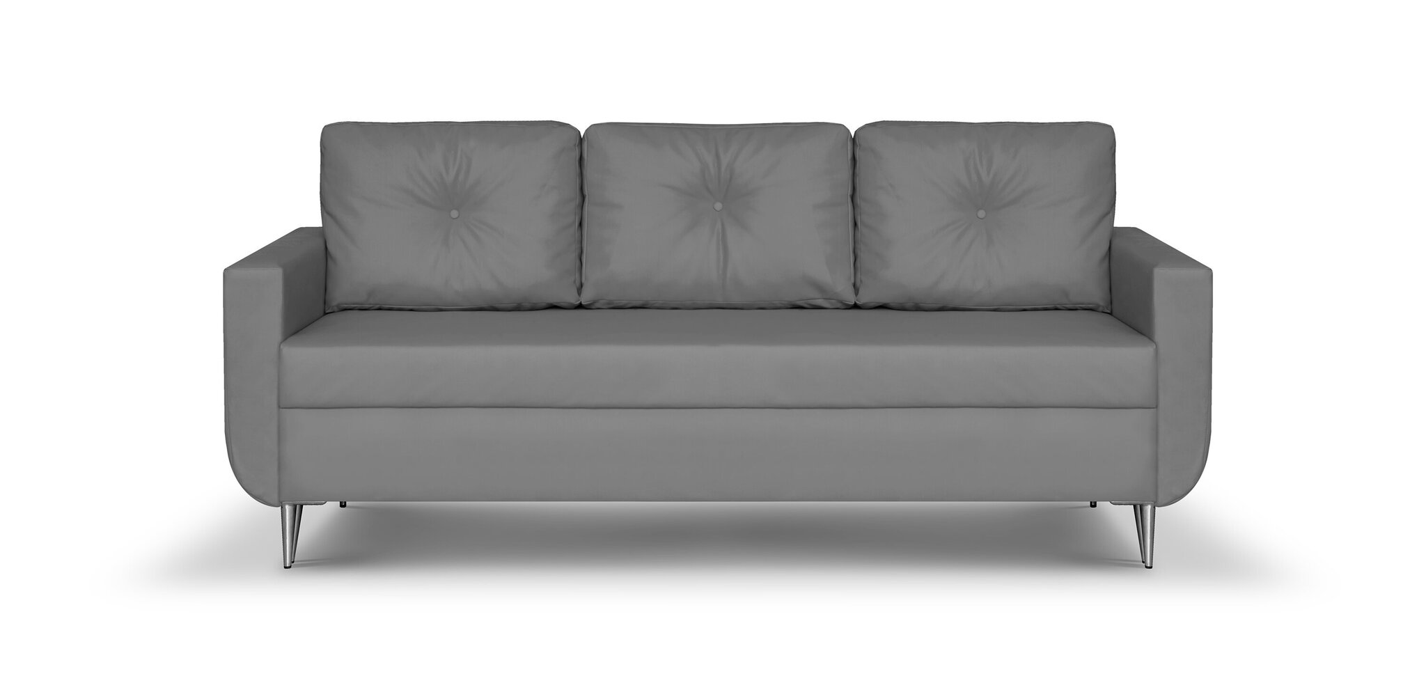 Sofa - lova Bellezza Red, pilka kaina ir informacija | Sofos | pigu.lt