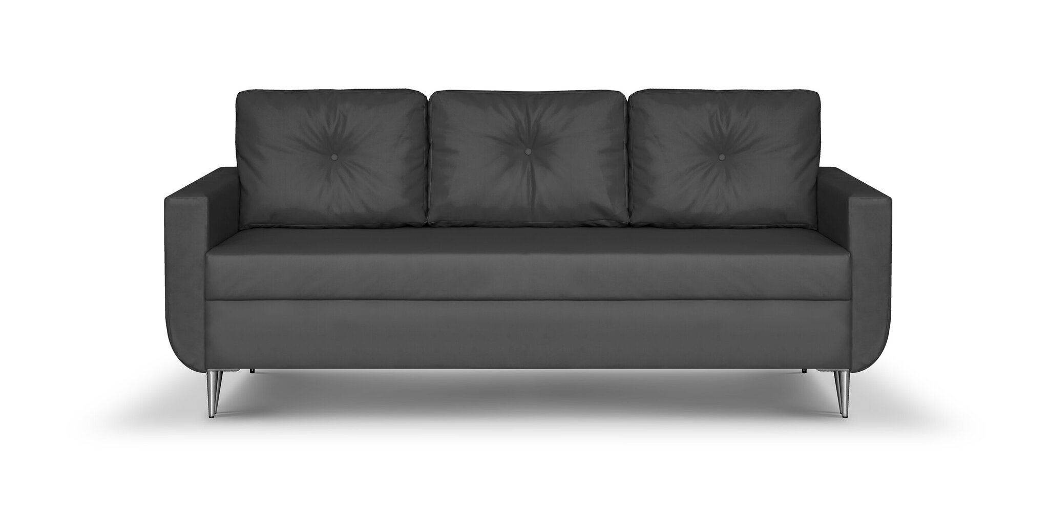 Sofa - lova Bellezza Red, tamsiai pilka цена и информация | Sofos | pigu.lt