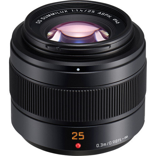 Panasonic LEICA DG SUMMILUX 25mm / F1.4 II ASPH. (H-XA025) kaina ir informacija | Objektyvai | pigu.lt