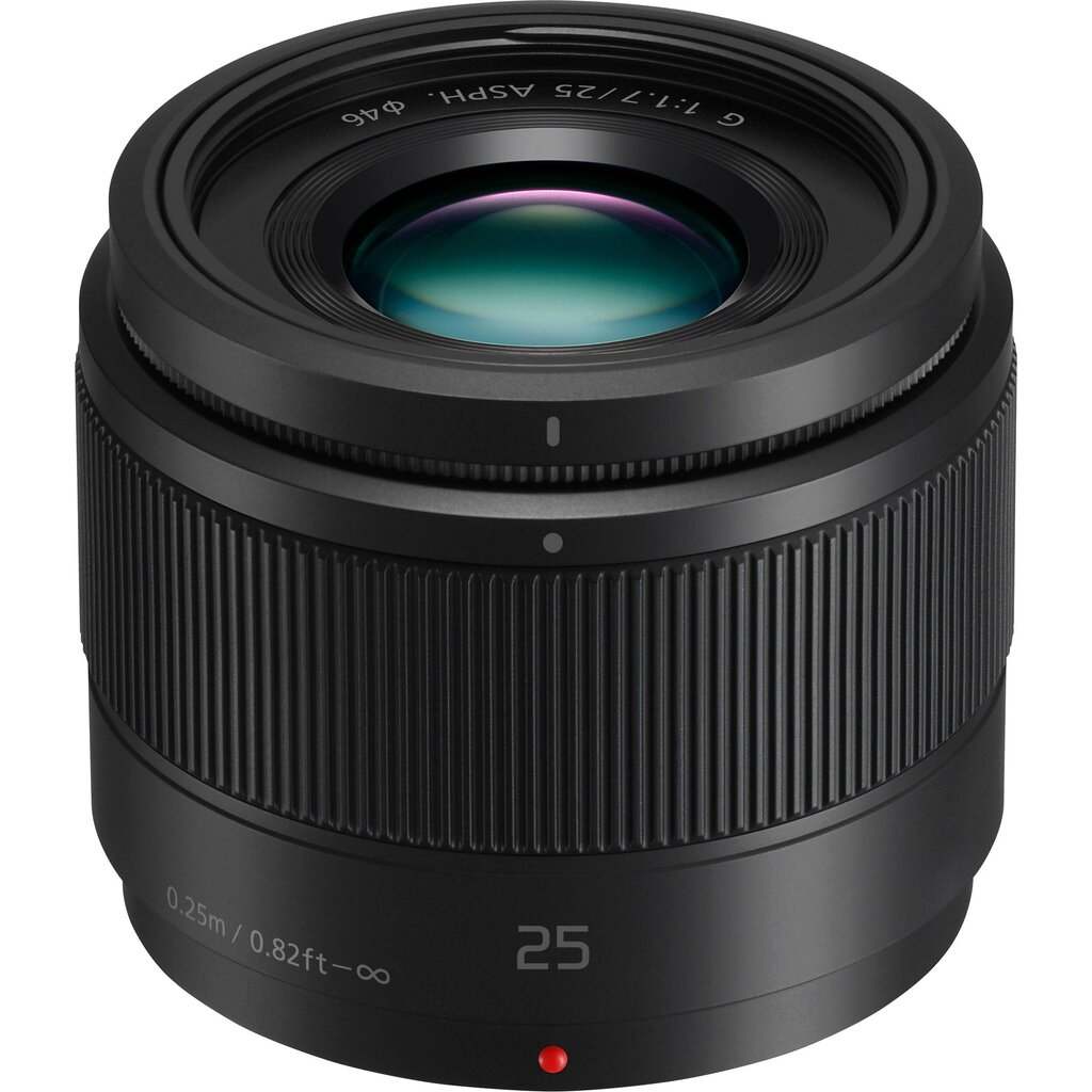 Panasonic LUMIX G 25mm f/1.7 Asph. (H-H025E-K) Black kaina ir informacija | Objektyvai | pigu.lt