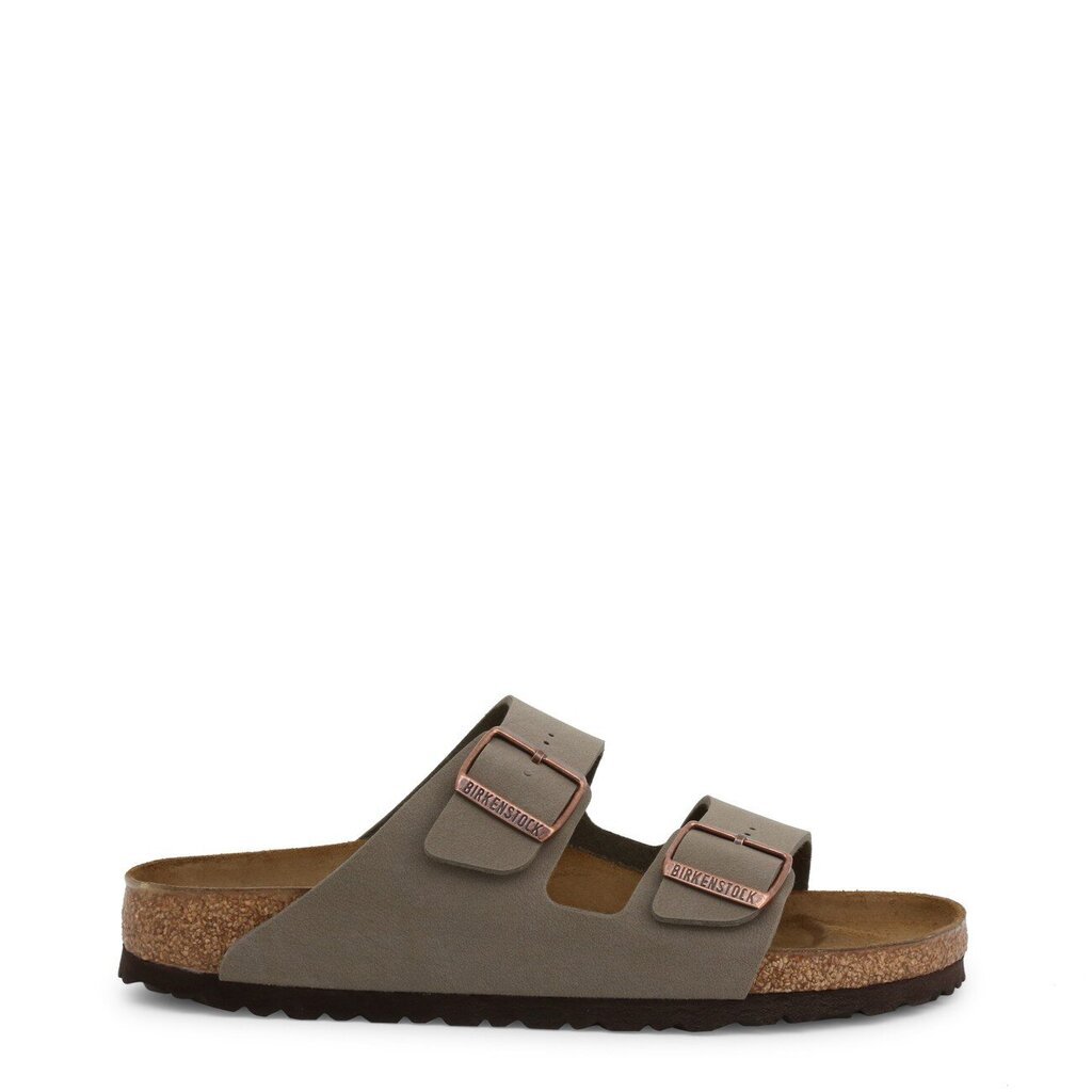 Šlepetės vyrams ir moterims Birkenstock Arizona_Birko-FLOR-Nabuck 17866 цена и информация | Vyriškos šlepetės, basutės | pigu.lt