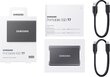 Samsung SSD T7 1TB, Pilka (MU-PC1T0T/WW) kaina ir informacija | Išoriniai kietieji diskai (SSD, HDD) | pigu.lt
