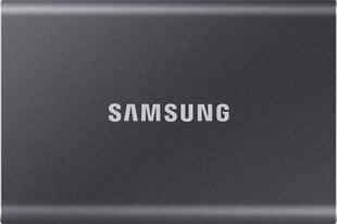 Samsung SSD T7 1TБ, Серый (MU-PC1T0T/WW) kaina ir informacija | Жёсткие диски (SSD, HDD) | pigu.lt