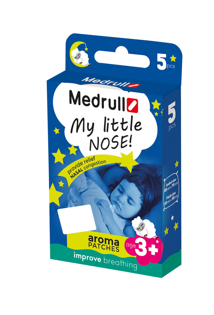 Medrull kvėpavimo pleistrai "My little nose" N5 kaina ir informacija | Pirmoji pagalba | pigu.lt