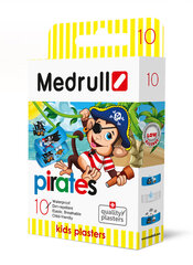 Водоотталкивающий пластырь Medrull "Pirates" N10 цена и информация | Первая помощь | pigu.lt