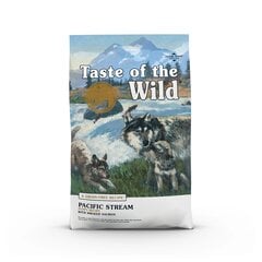 Беззерновой сухой корм для маленьких собак с мясом лосося Taste of the Wild Pacific Stream Puppy, 5.6 кг цена и информация | Сухой корм для собак | pigu.lt