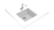 Sink Teka Square 50.40TG Arctic White kaina ir informacija | Virtuvinės plautuvės | pigu.lt
