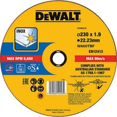 Pjovimo diskas Dewalt dt43909-qz kaina ir informacija | Pjūklai, pjovimo staklės | pigu.lt