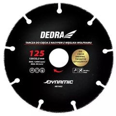 Pjovimo Diskas Dedra 125 Medienos, plastiko pjovimo diskas 230x22,2 mm цена и информация | Шлифовальные машины | pigu.lt