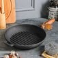 Ketaus grilio keptuvė 24x4 cm Grill T308 цена и информация | Keptuvės | pigu.lt