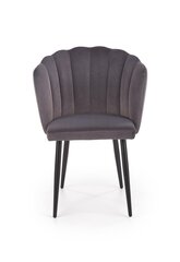 2-jų kėdžių komplektas Halmar K386, pilkas kaina ir informacija | Virtuvės ir valgomojo kėdės | pigu.lt