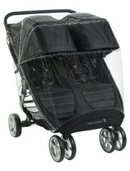 Apsauga nuo lietaus dvynukų vežimėliui Baby Jogger City Mini2/GT2 Double kaina ir informacija | Vežimėlių priedai | pigu.lt