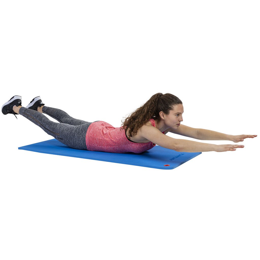Gimnastikos kilimėlis Tunturi Fitnessmat Pro 140x60x1.5 cm, mėlynas kaina ir informacija | Kilimėliai sportui | pigu.lt