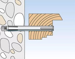 Фасадное крепление Fischer 10x92 цена и информация | Крепежные изделия | pigu.lt