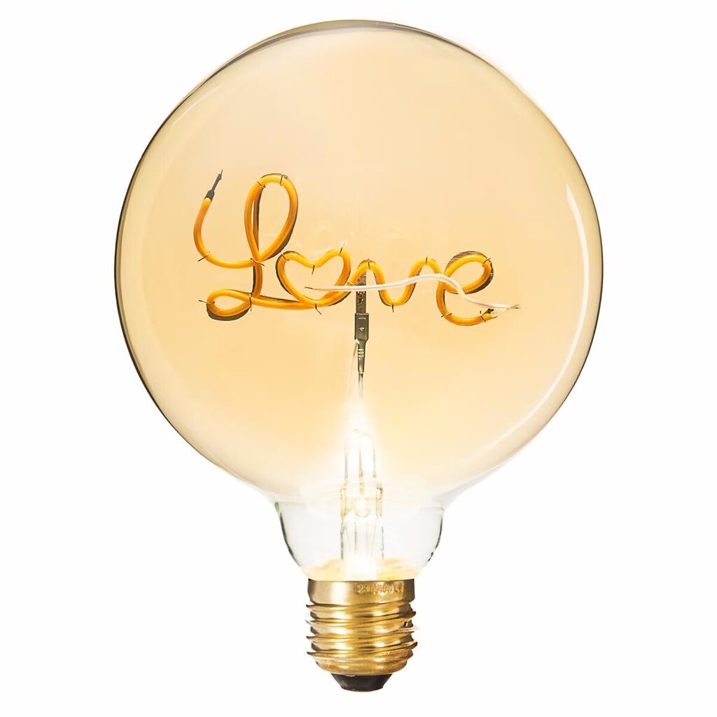 Dekoratyvinė lemputė Love kaina ir informacija | Elektros lemputės | pigu.lt