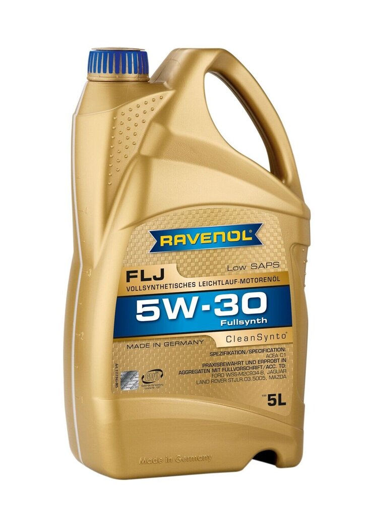 Variklinė alyva Ravenol FLJ 5W30, 5L kaina ir informacija | Variklinės alyvos | pigu.lt