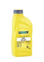 Transmisinė alyva Ravenol EPX SAE 80 GL5, 1 L kaina ir informacija | Kitos alyvos | pigu.lt