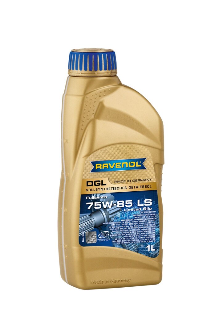 Transmisinė alyva Ravenol DGL 75W-85 GL5 LS, 1 L kaina ir informacija | Kitos alyvos | pigu.lt