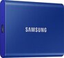 Samsung SSD T7 500GB, Mėlyna (MU-PC500H/WW) kaina ir informacija | Išoriniai kietieji diskai (SSD, HDD) | pigu.lt