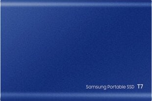 Samsung SSD T7 1TB, Mėlyna (MU-PC1T0H/WW) kaina ir informacija | Samsung Kompiuterinė technika | pigu.lt